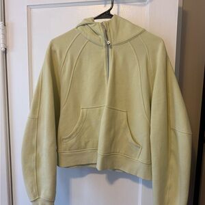 Lululemon Sage Quarter-Zip Cropped Hoodie